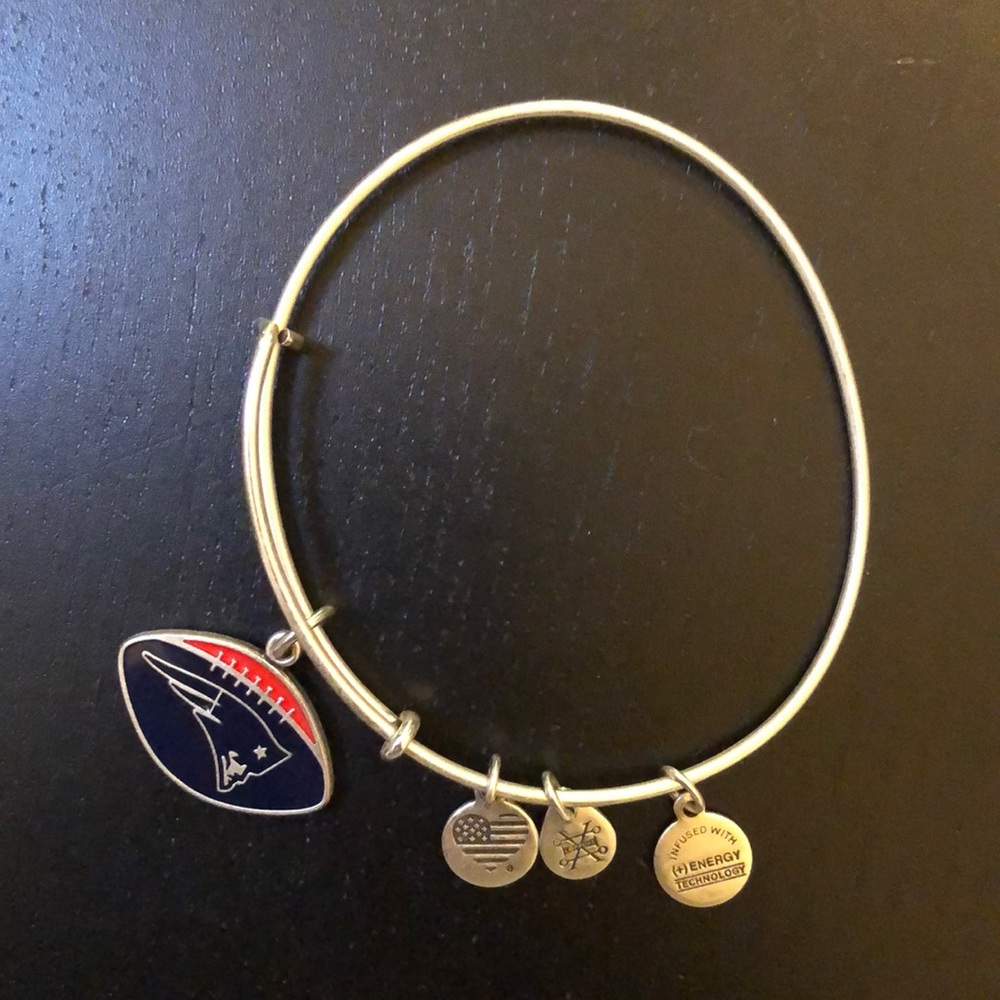 ALEX AND ANI New England Patriots Bangle